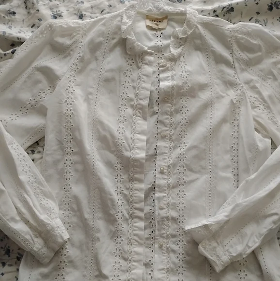 Sezane Lace Blouse - Picture 1 of 2
